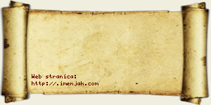 Janko Alimpić vizit kartica